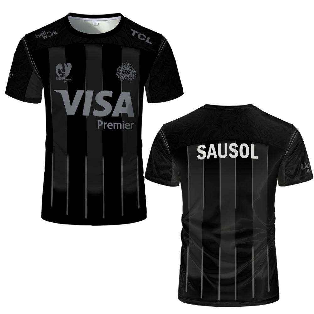 Esports Gaming Logos - Camiseta de Manga Curta com Tema