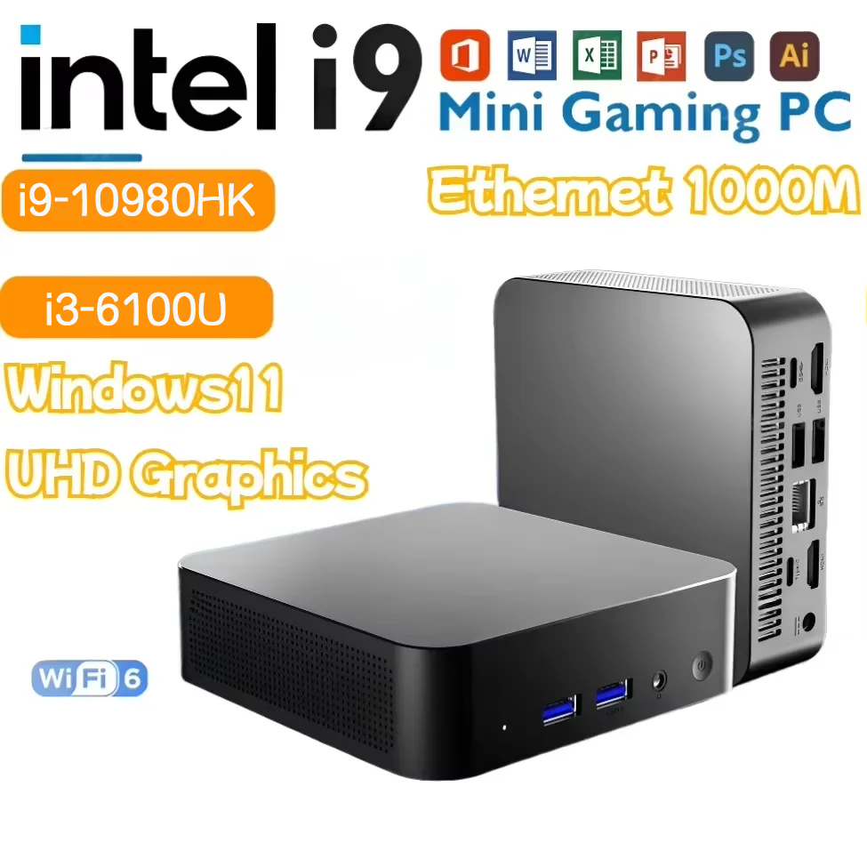 Esports Gaming Sleeve - NOVO MINI PC Computador Intel Core