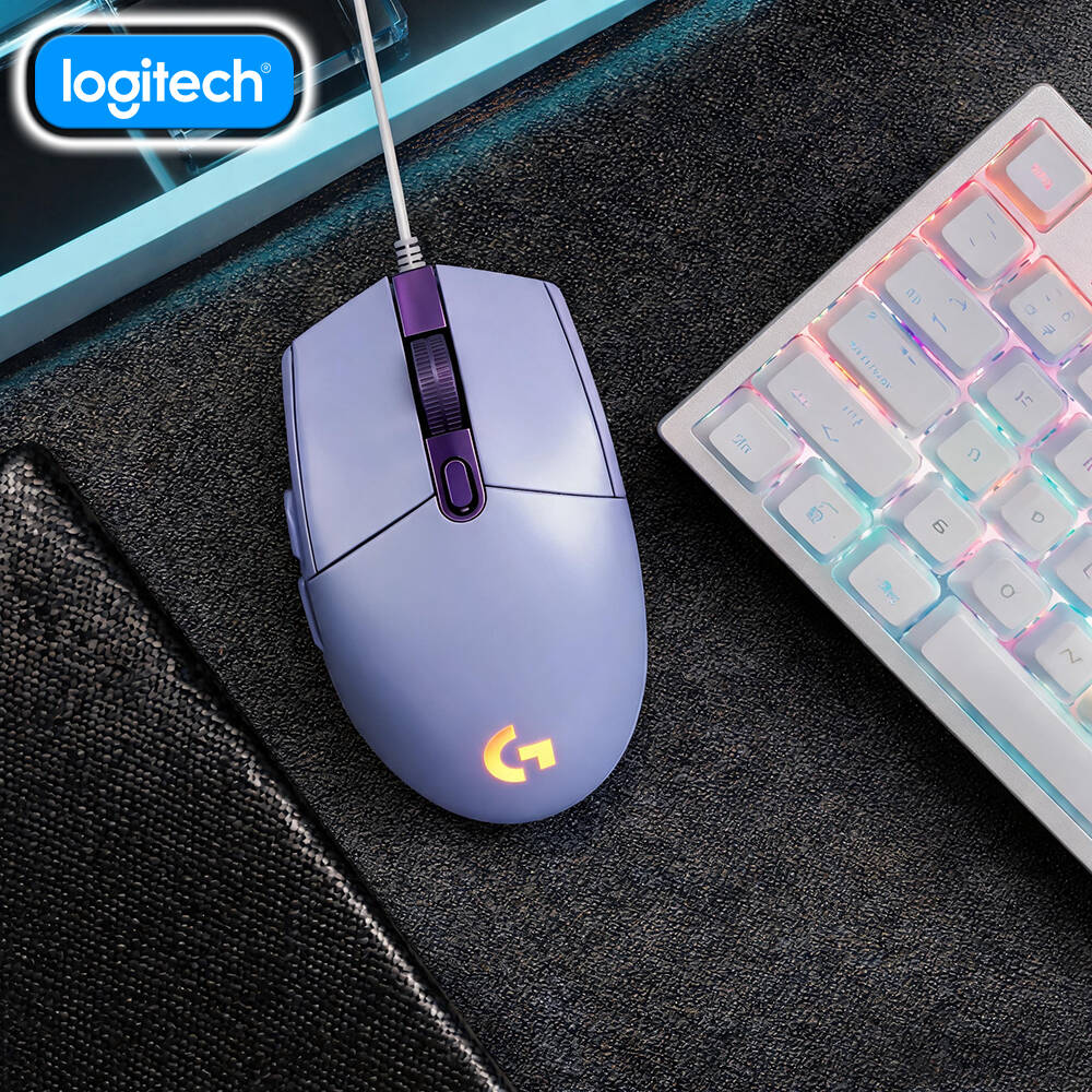 Logitech Mouse G203 - Mouse Gamer Logitech G203 LIGHTSYNC 8000