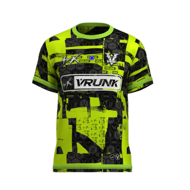 Esports Gaming Sleeve - 2026 Nova Camiseta de Esports Verde