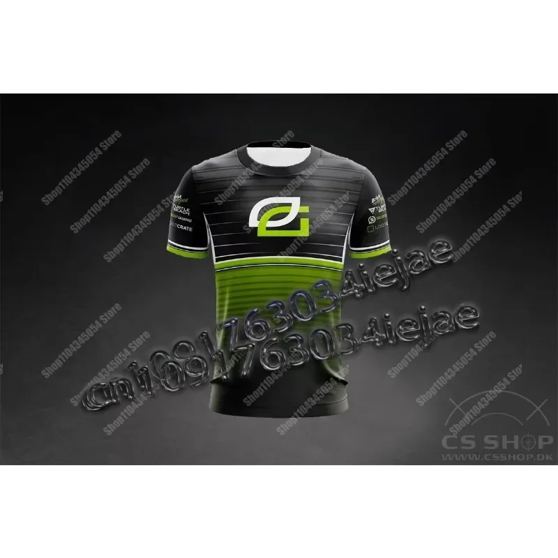Custom Esports Gaming Jersey - Camisa de Jogo OpTic Texas Preta