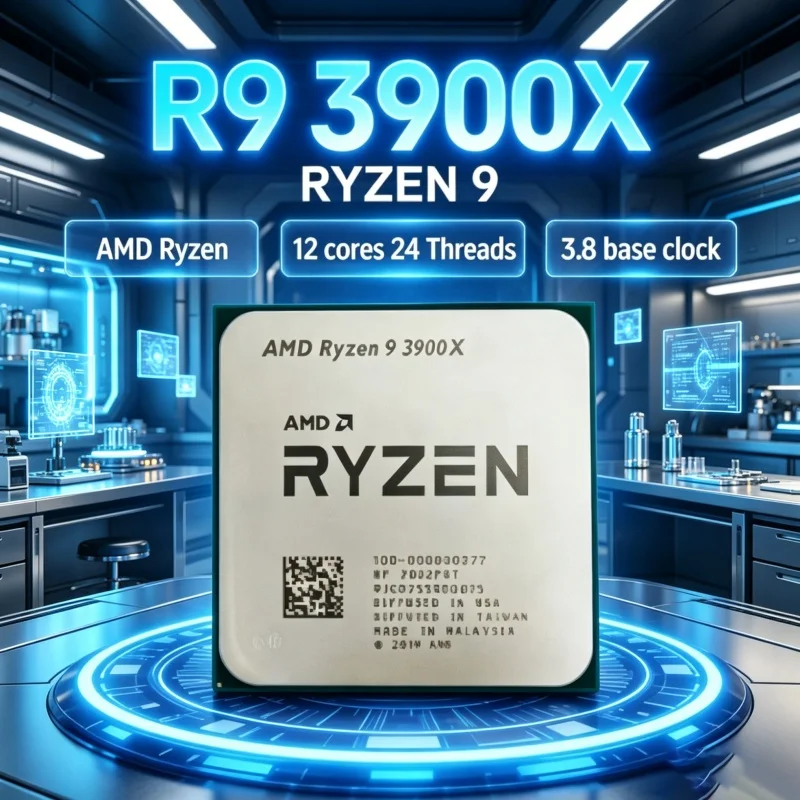 Amd Cpu Ryzen 9 - Processador AMD Ryzen 9 3900X Desbloqueado
