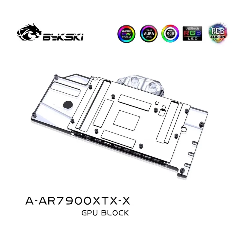 Amd Vga Rx 7900 Xtx - Bykski bloco de água para uso