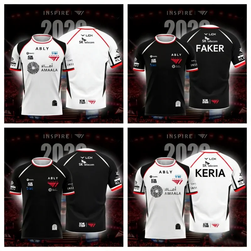 Esports Gaming Team - NOVA CAMISA OFICIAL T1 ESPORTS TEAM
