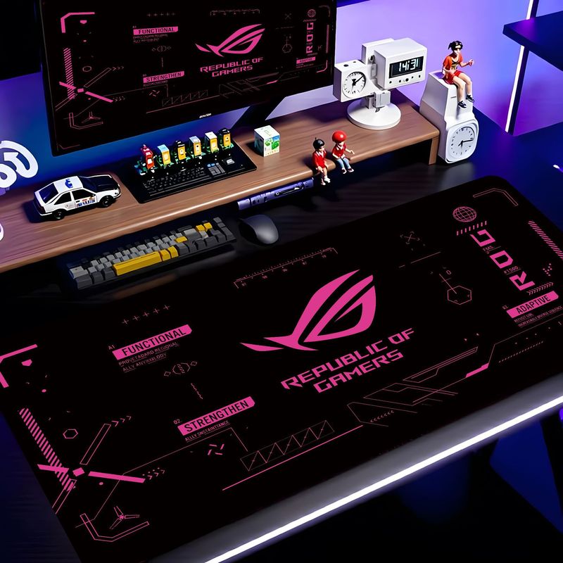 Esports Gaming Logos - Tapete de Mesa VIKAMA Preto e