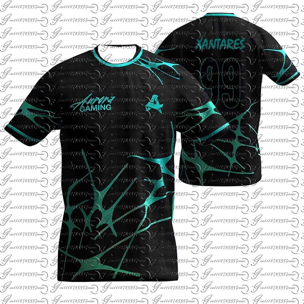 Custom Esports Gaming Jersey - Uniformes de Verão do Clube de