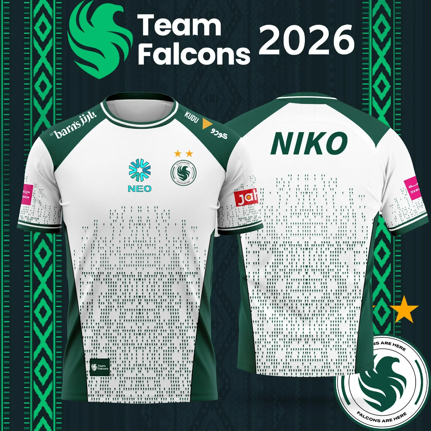 Esports Gaming Team - Nova Camisa de Esports TEAM Falcons