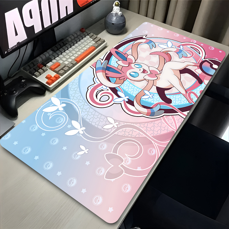 Esports Gaming Mice - Mousepad Grande Rosa Fofo XXL para