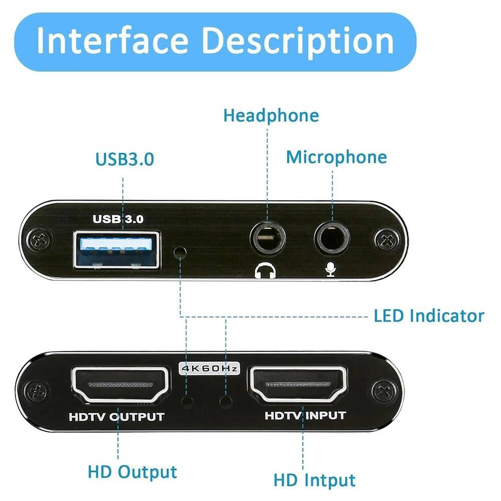 4k hdmi-compatível com usb 3.0 - Capture Card 4K Hdmi avaliação e preço