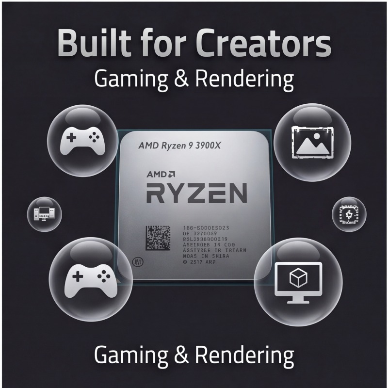 Processador de Computador AMD  - Amd Cpu Ryzen 9 avaliação e preço