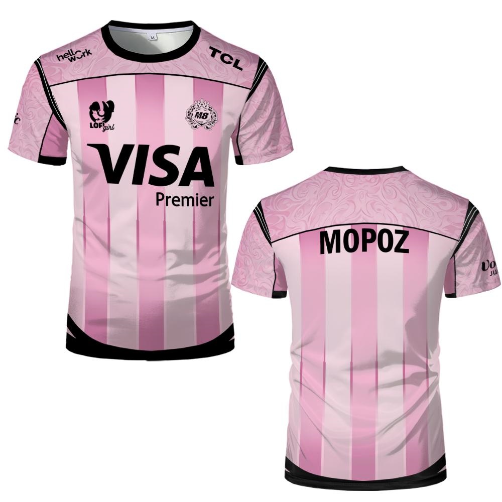 Camiseta de Manga Curta com Te - Esports Gaming Logos avaliação e preço