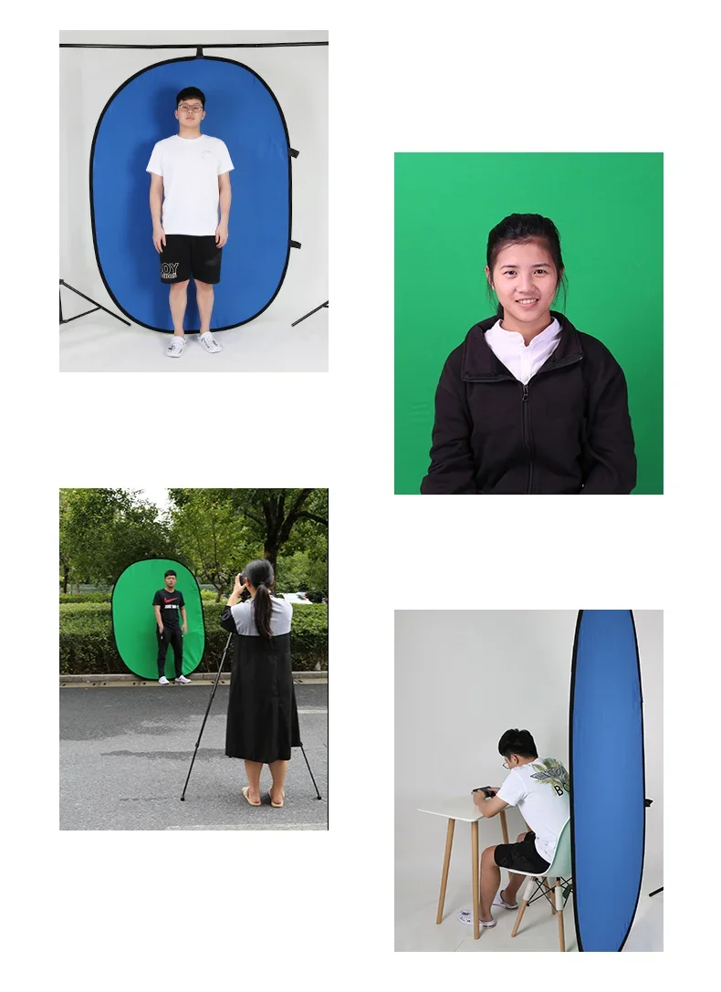Tenwish 100*150cm/200*150cm 2  - Green Screen Collapsible avaliação e preço