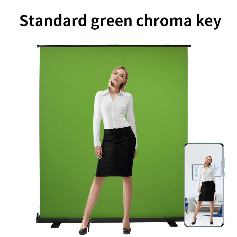 Fundo de Chomakey de transmiss - Green Screen Collapsible avaliação e preço