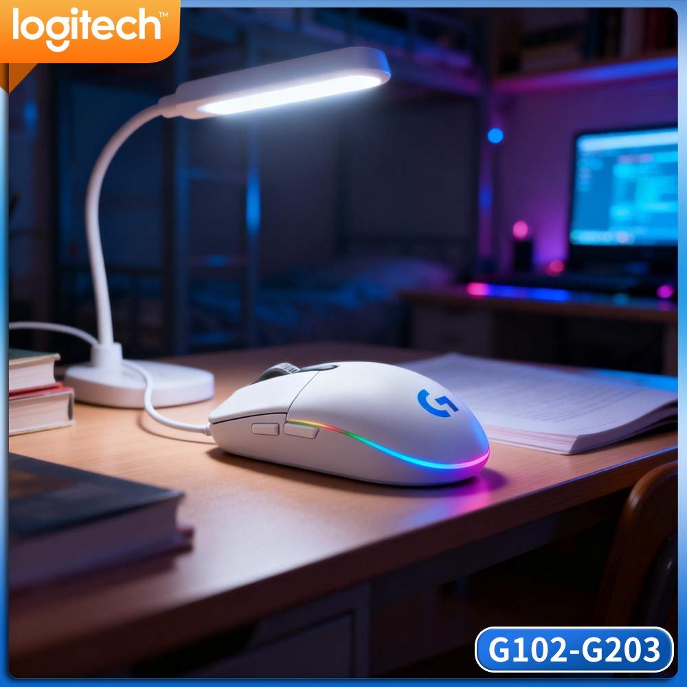 Mouse Gamer com Fio Logitech G - Logitech Mouse G203 avaliação e preço
