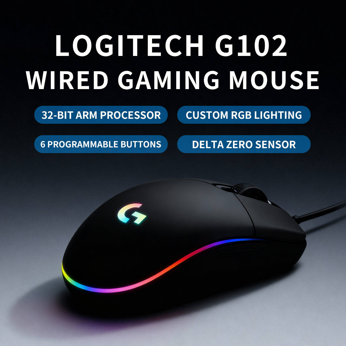 Mouse Gamer com Fio Logitech G - Logitech Mouse G203 avaliação e preço