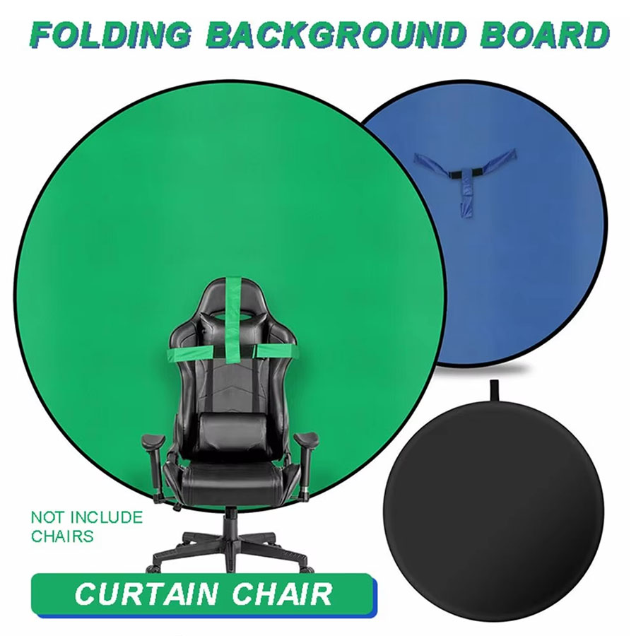 Tela de Fundo Verde Azul Dupla - Green Screen Collapsible avaliação e preço