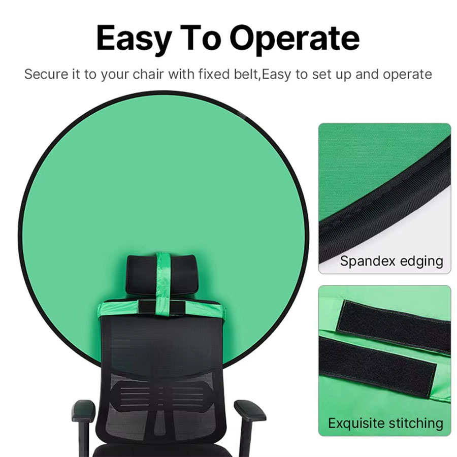 Tela de Fundo Verde Azul Dupla - Green Screen Collapsible avaliação e preço