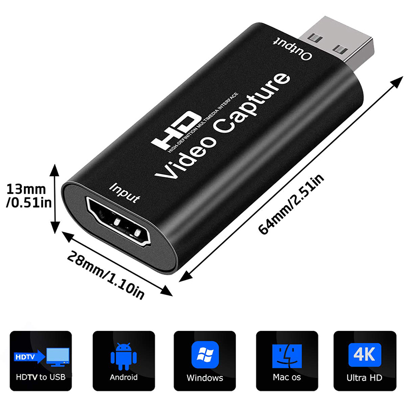 Placa de captura de vídeo usb  - Capture Card 4K Hdmi avaliação e preço