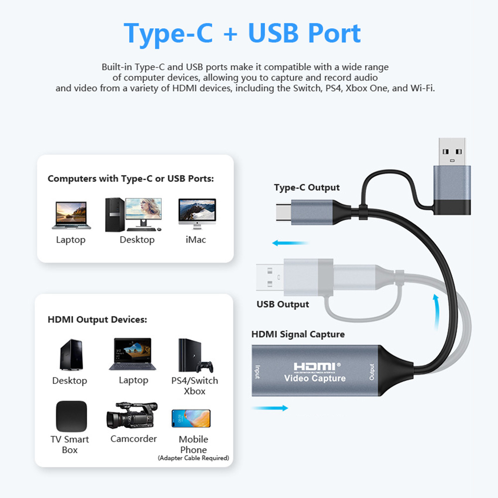 4k 2 em 1 usb 2.0 placa de cap - Capture Card 4K Hdmi avaliação e preço