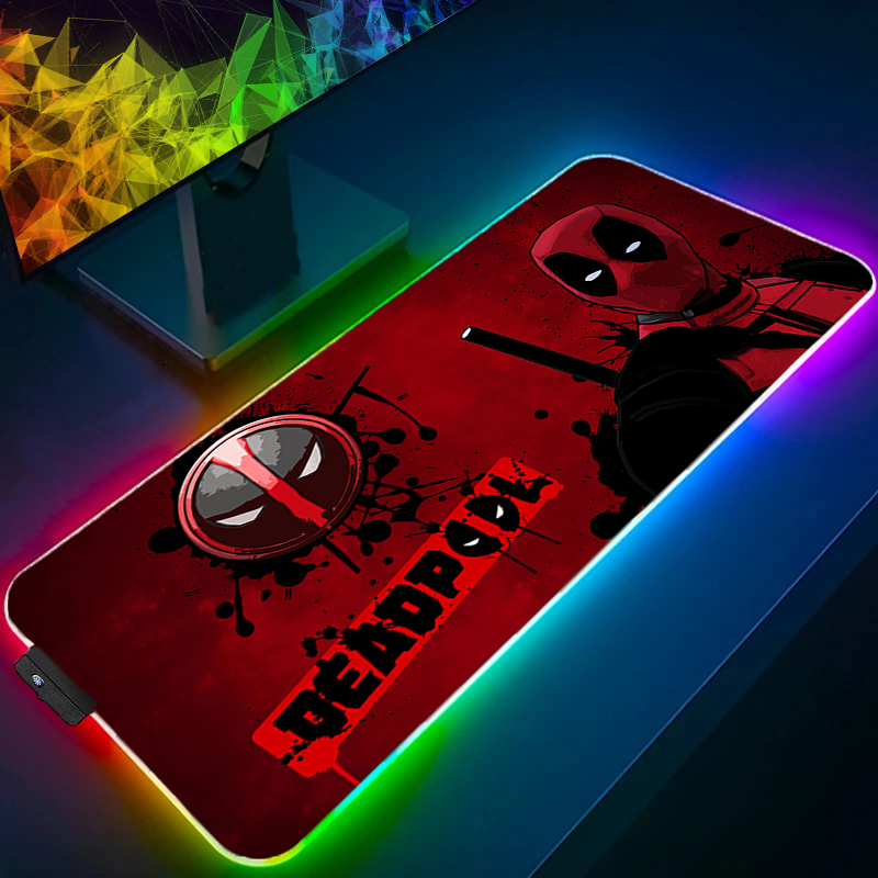 Led mouse pad jogos backlight  - Esports Gaming Mice avaliação e preço