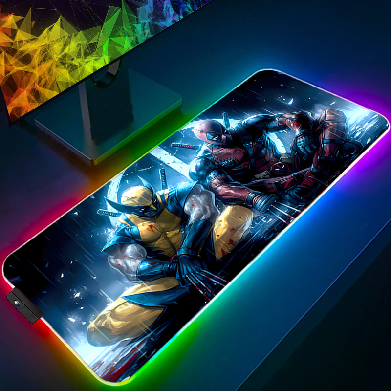 Led mouse pad jogos backlight  - Esports Gaming Mice avaliação e preço
