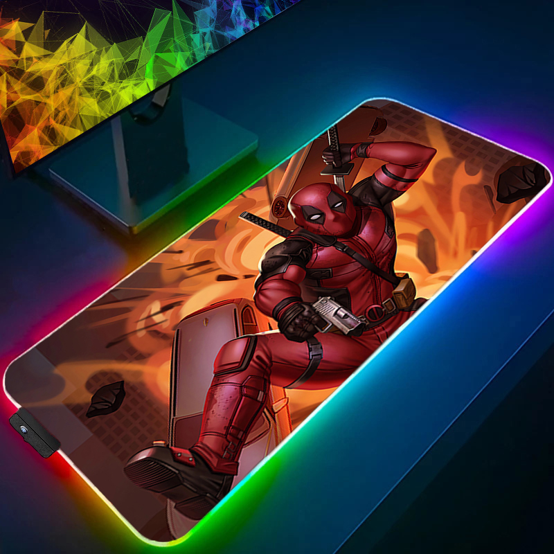 Led mouse pad jogos backlight  - Esports Gaming Mice avaliação e preço