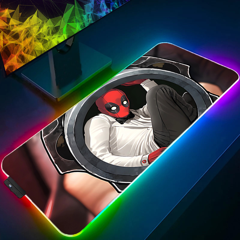 Led mouse pad jogos backlight  - Esports Gaming Mice avaliação e preço