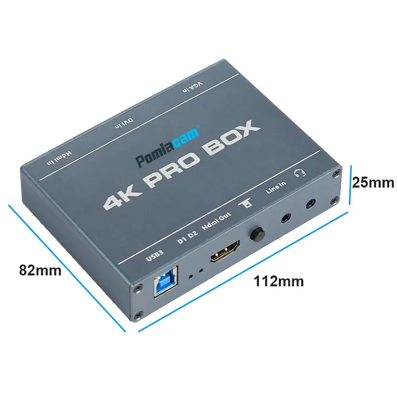 4K PRO BOX DVI HDMI VGA para p - Capture Card 4K Hdmi avaliação e preço