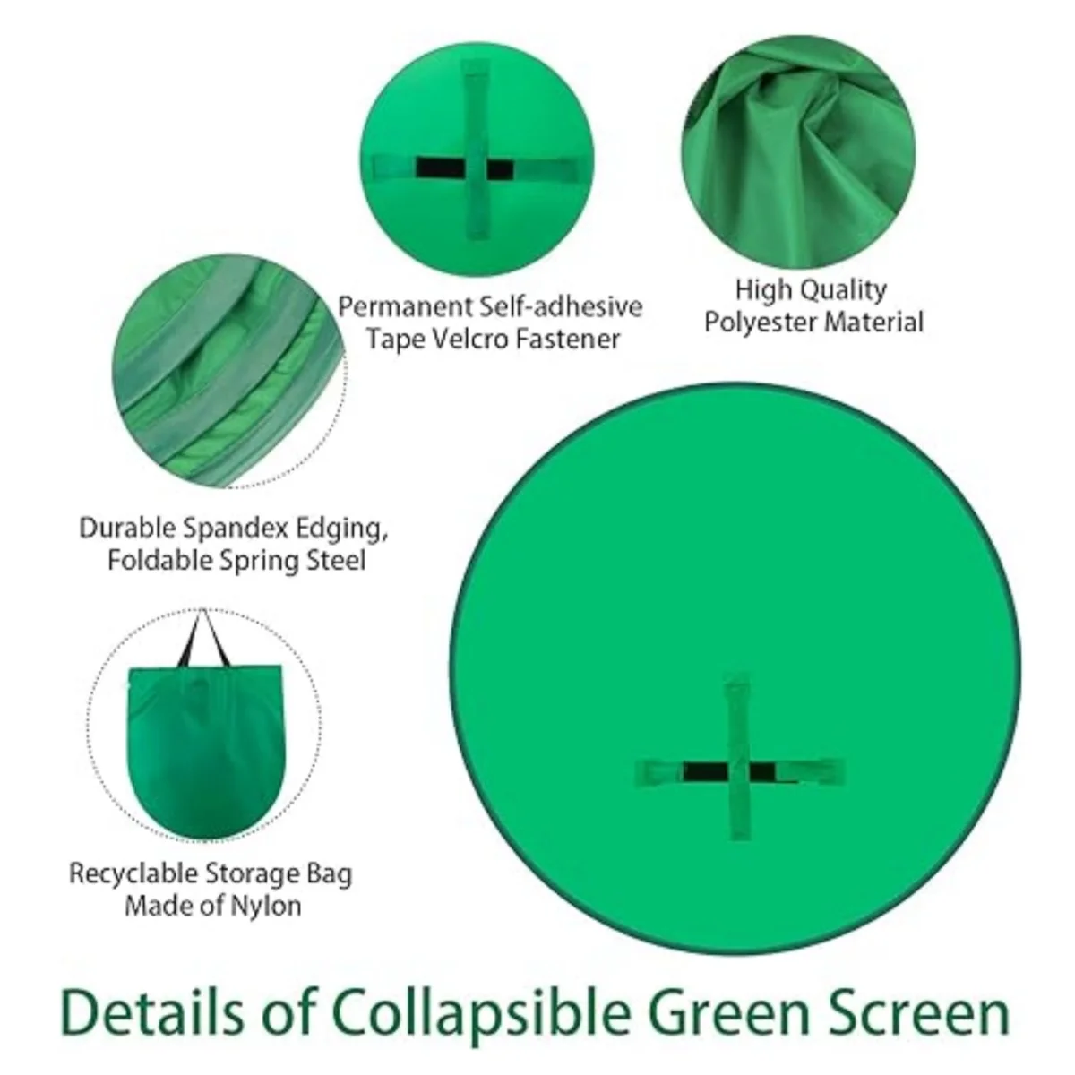 HUANYINGBJB-Pano de fundo dupl - Green Screen Collapsible avaliação e preço