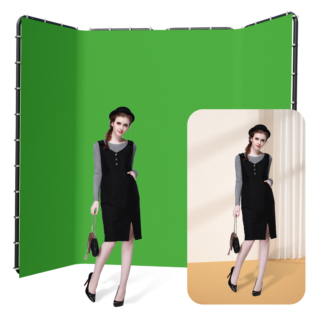Suporte de Fundo SH 2.4x4M com - Green Screen Collapsible avaliação e preço