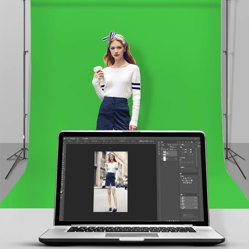 Tecido de Fundo GAINVANE Branc - Green Screen Collapsible avaliação e preço