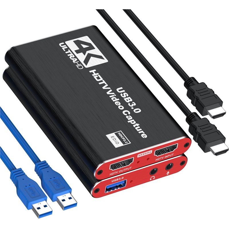 Placa de Captura de Vídeo USB  - Capture Card 4K Hdmi avaliação e preço