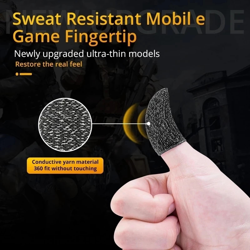 Luva de dedo para jogos, ponta - Esports Gaming Sleeve avaliação e preço