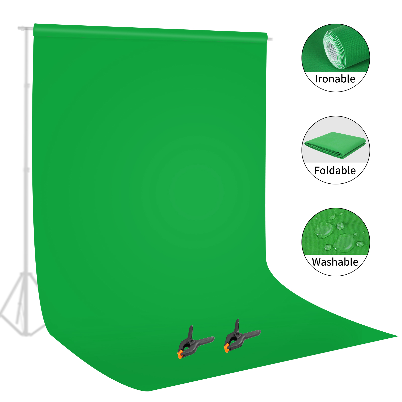 Pano de fundo dobrável, chave  - Green Screen Collapsible avaliação e preço