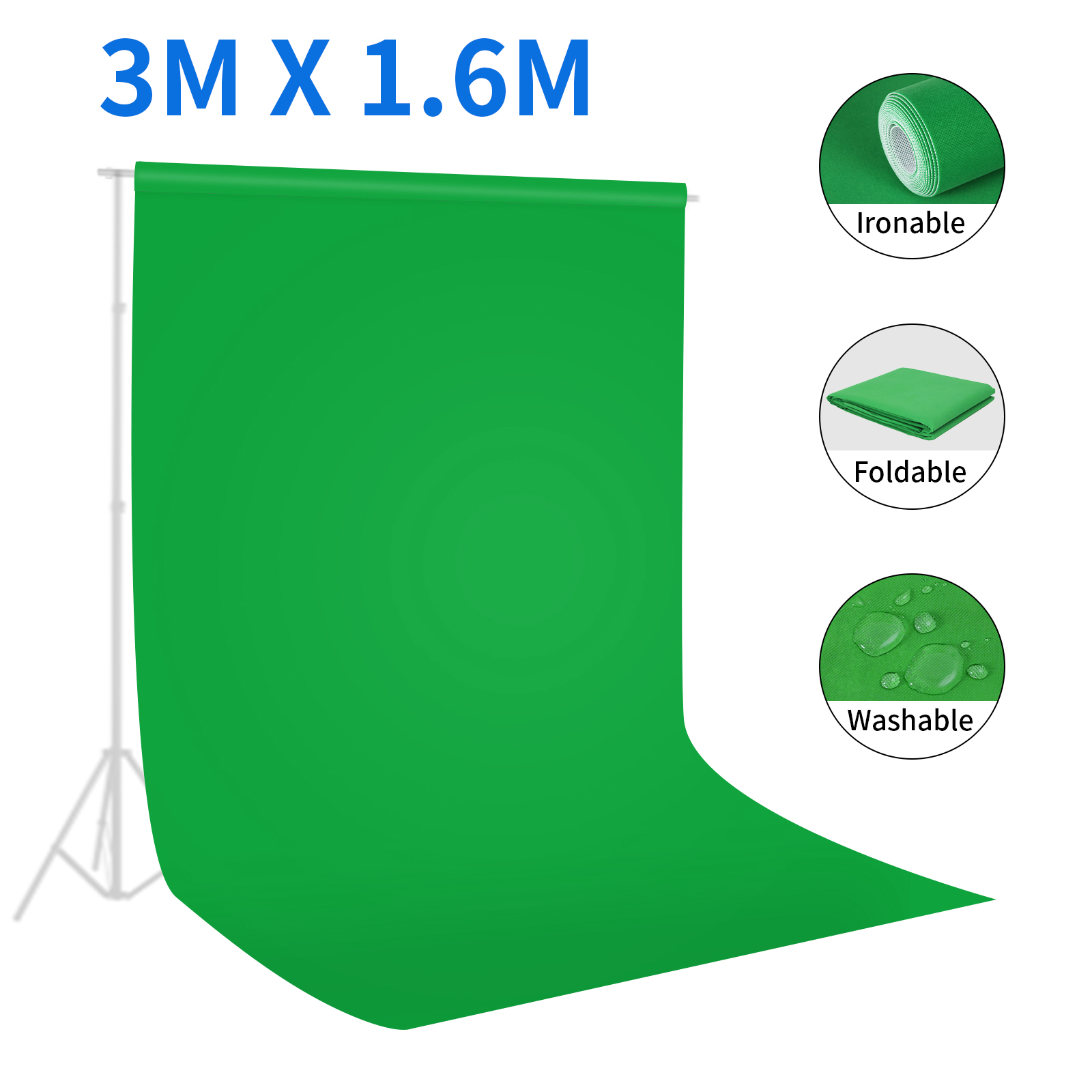 Pano de fundo dobrável, chave  - Green Screen Collapsible avaliação e preço