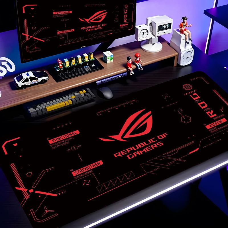 Tapete de Mesa VIKAMA Preto e  - Esports Gaming Logos avaliação e preço