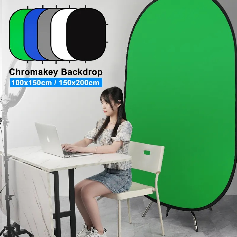 Photo Background Reflector par - Green Screen Collapsible avaliação e preço