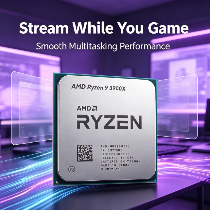 Processador AMD Ryzen 9 3900X  - Amd Cpu Ryzen 9 avaliação e preço