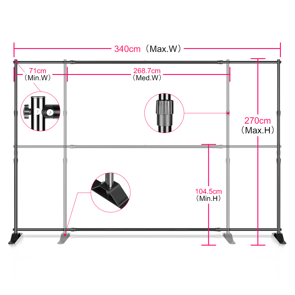 Suporte de fundo moldura de fo - Green Screen Collapsible avaliação e preço