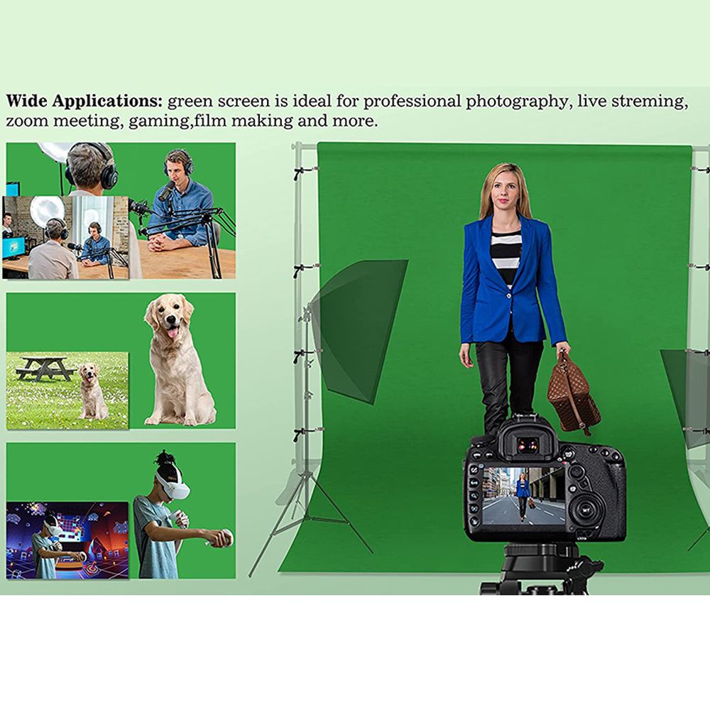 Tela de Fundo para Fotografia  - Green Screen Collapsible avaliação e preço