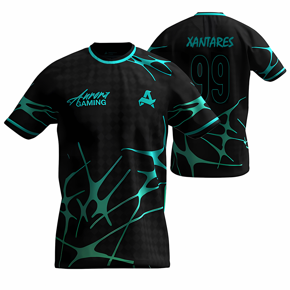 Aurora Gaming E-sports Club No - Custom Esports Gaming Jersey avaliação e preço