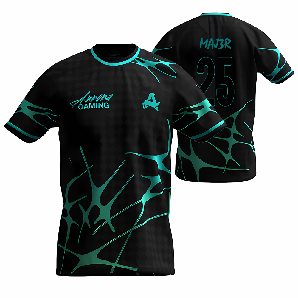 Aurora Gaming E-sports Club No - Custom Esports Gaming Jersey avaliação e preço