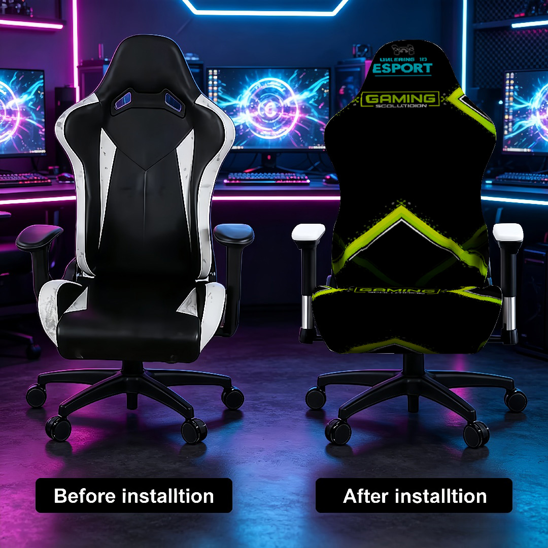 Capa para Cadeira de Jogos de  - Esports Gaming Logos avaliação e preço
