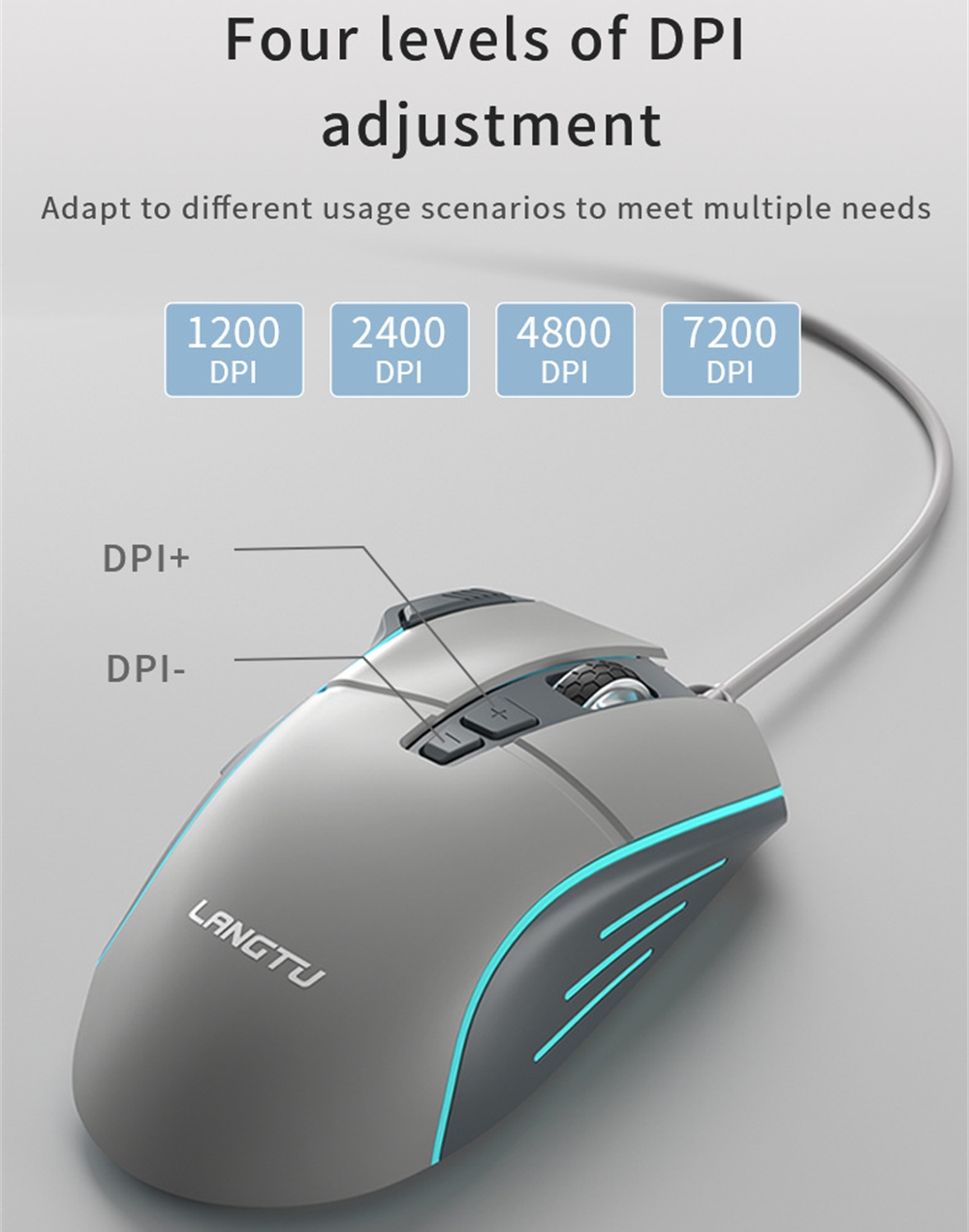 Mouse Gamer Profissional com 8 - Esports Gaming Free Fire avaliação e preço